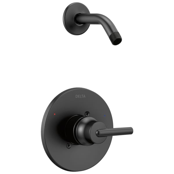 Delta Trinsic Monitor® 14 Series Shower Trim Less Head Matte Black